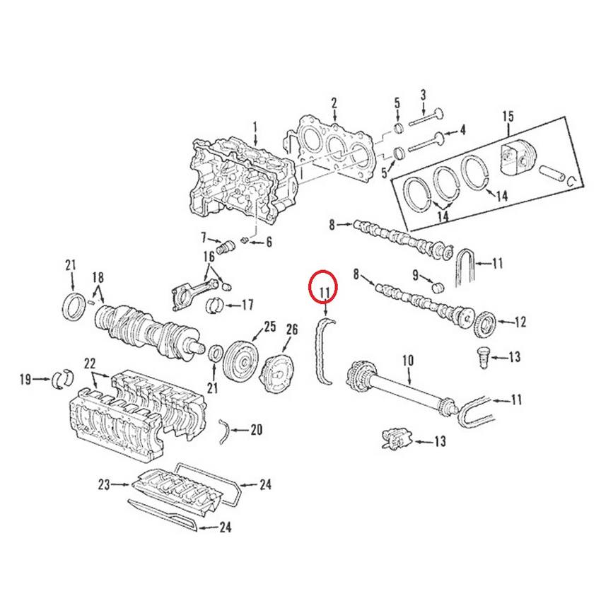 Porsche Timing Chain 99610517054